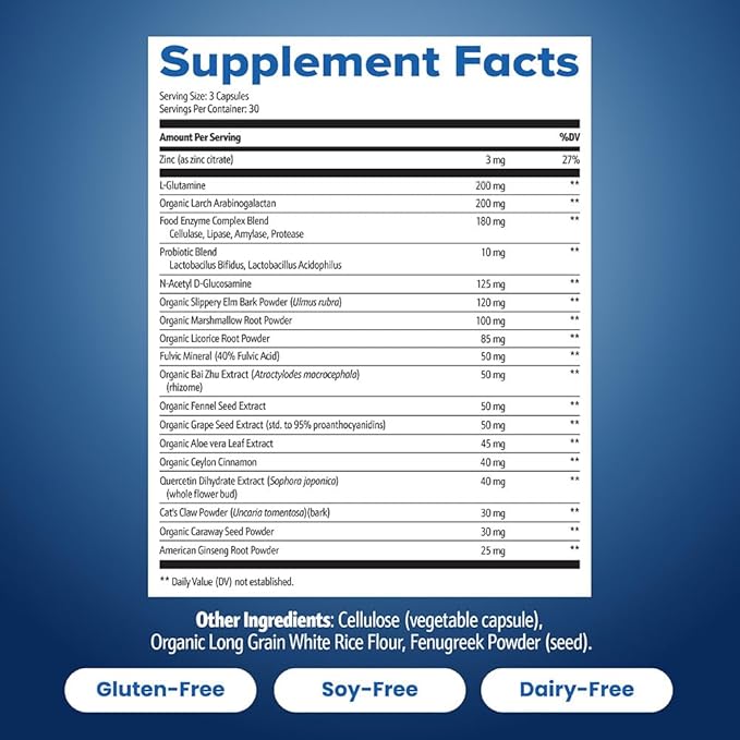 Gut Repair 360: Natural Formulated Formula
