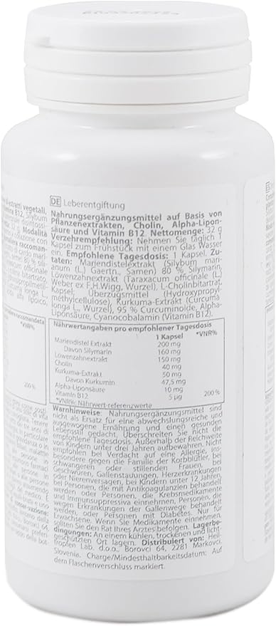 Liver Detox Vegetarian caps 60 Capsules
