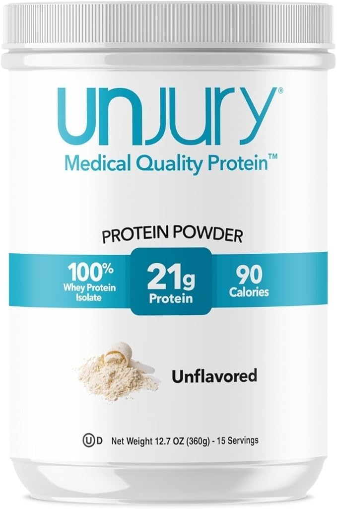 Unflavored Whey Protein Powder 21g 100% 100% Whey 15 Servings