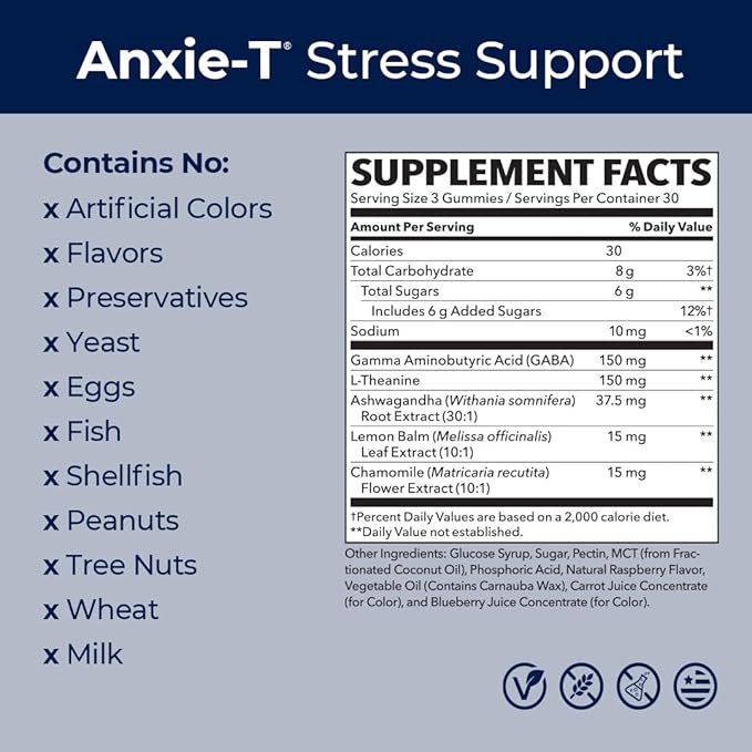Anxie-T - Stress Relief Gummy - 90 Gummies