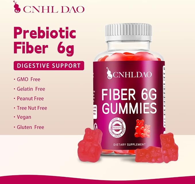 CNHLDAO 6g Fruity Bites Daily Prebiotic 60 Count (2 per