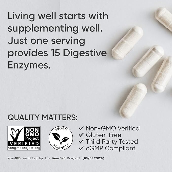 Sports Research Digestive Enzymes with Probiotics (90 Veggie