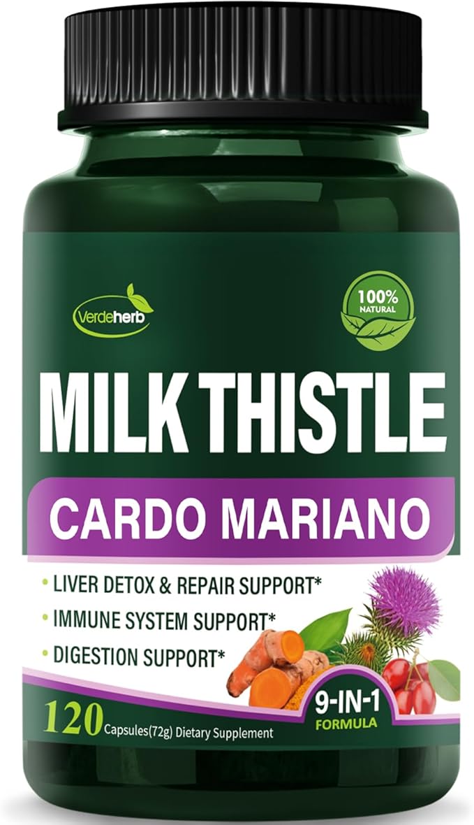 Berberine with Milk Thistle Liver Detox 120Count