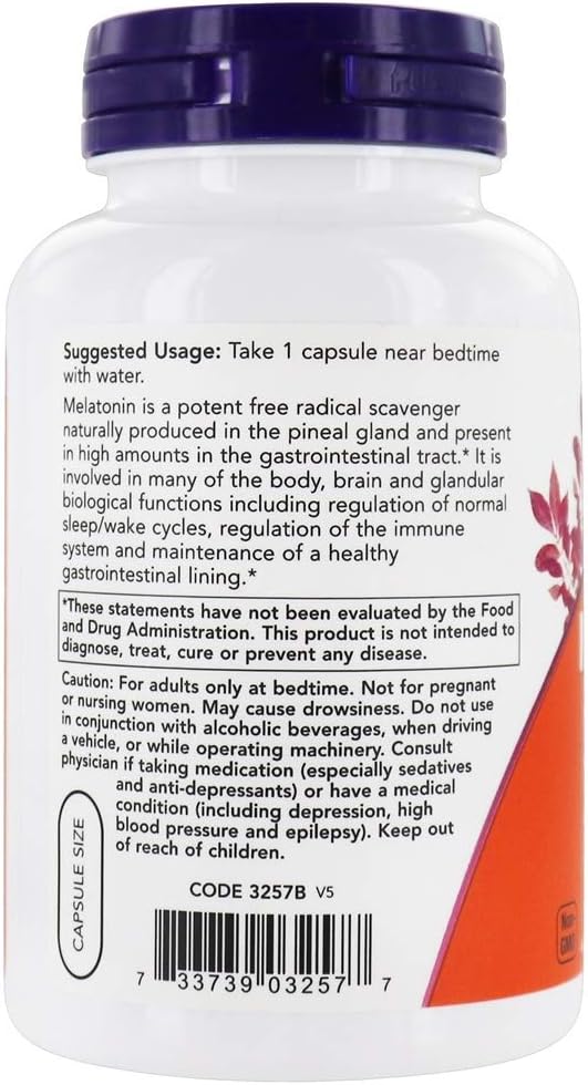 Melatonin 3 mg 180 Capsules (Pack 2)