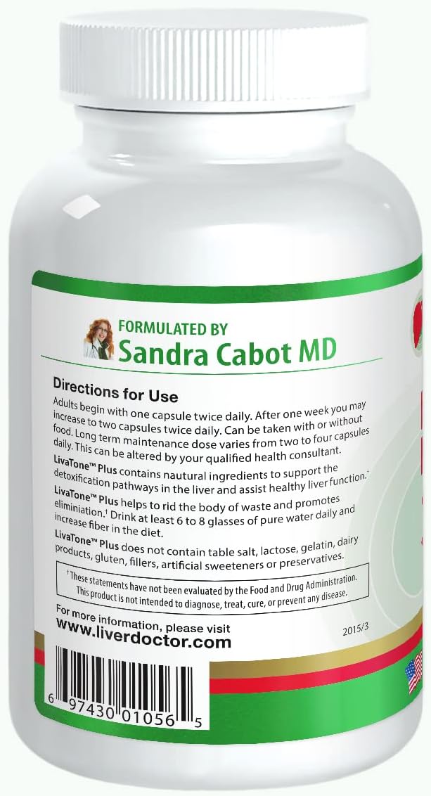 Plus Liver Detox Capsules Liver Cleanse (240 Count)