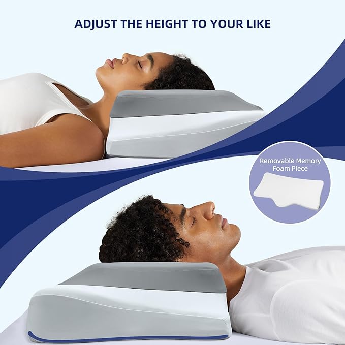 ABLEGRID Contour Memory Foam Cervical Pillow,FSA