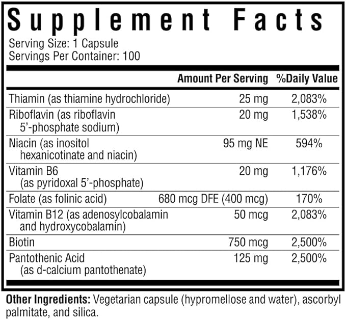 Seeking Health B Complex MF 100 Capsules