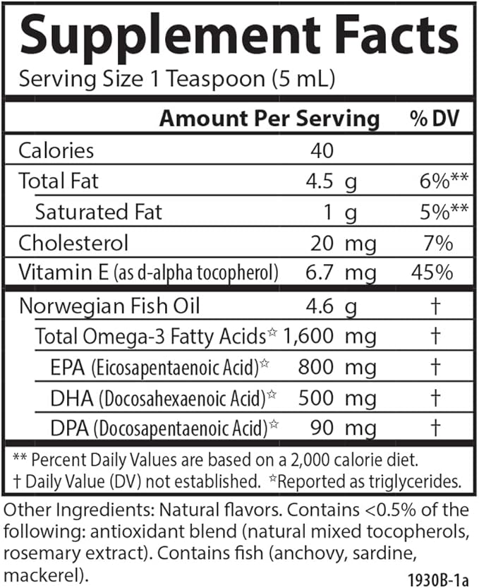Carlson - The Very Finest Fish 1600 mg Omega-3s, Liquid 200 mL (6.7 Fl
