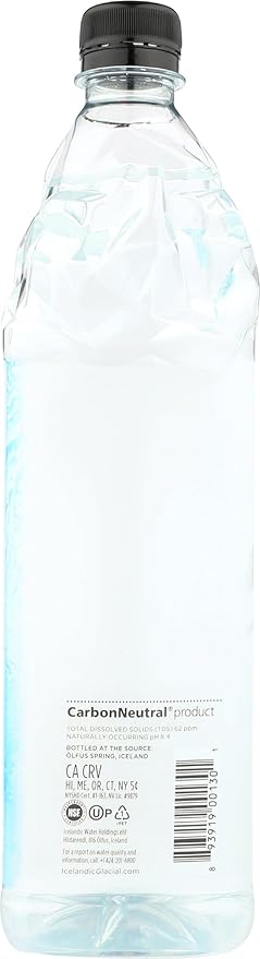 Icelandic Glacial Spring Water, 1 Liter