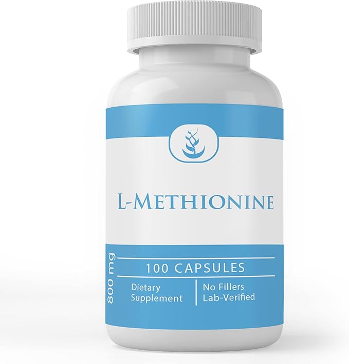 Pure Original Ingredients L-Methionine (100 Capsules)