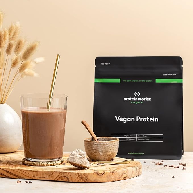 Vegan Protein Powder 100% Plant-Based 25g Protein 2.20 Pounds