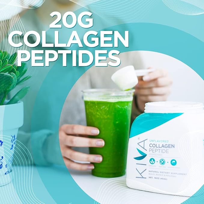 Kiva Collagen Peptide Powder 16 oz