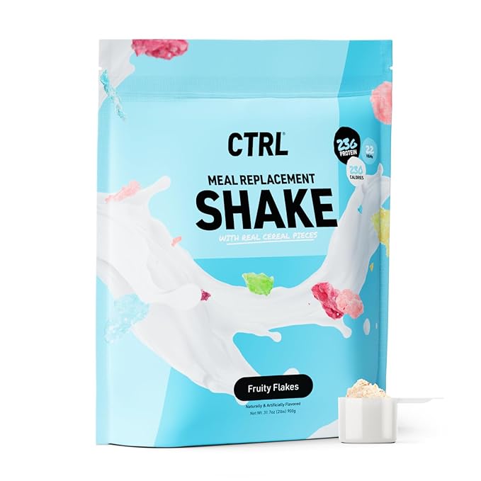 CTRL Meal Replacement Shake with Real 15 Servings 23g of 8g of 22 Vitamins 1g Sugar