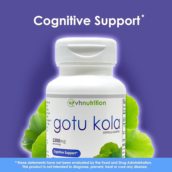 VH Nutrition GOTU KOLA 1300mg Centella 60 Capsules