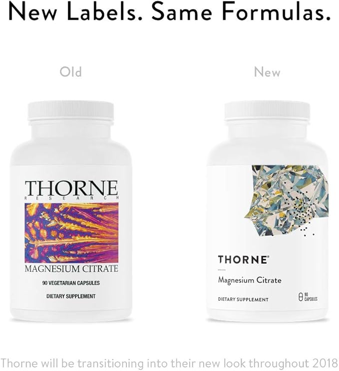 Thorne Research - Magnesium Citrate -to 90 Capsules