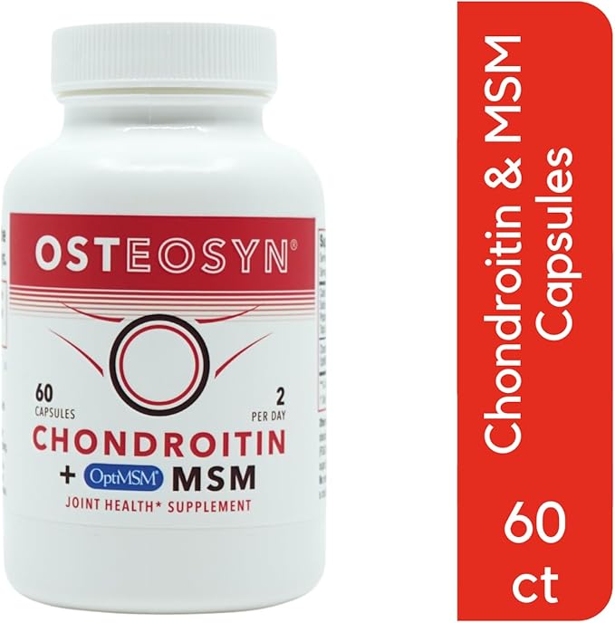 Synutra's 800 mg OptiMSM & 800 60 Capsules 30-Day Servings-2 Servings-2 Capsules