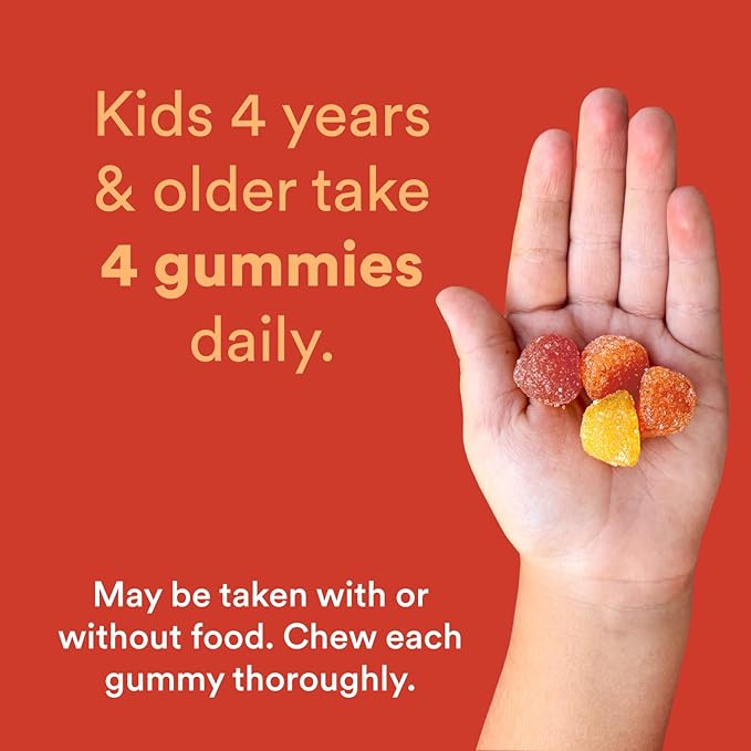 SmartyPants Kids Multivitamin Gummies: Omega 3 D3, C, B12, B6, B6, Vitamin 120 Count (30 Day