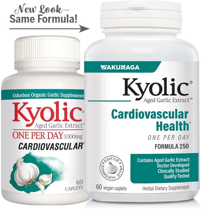 Kyolic Aged Garlic Extract Formula 250, 60 Vegan