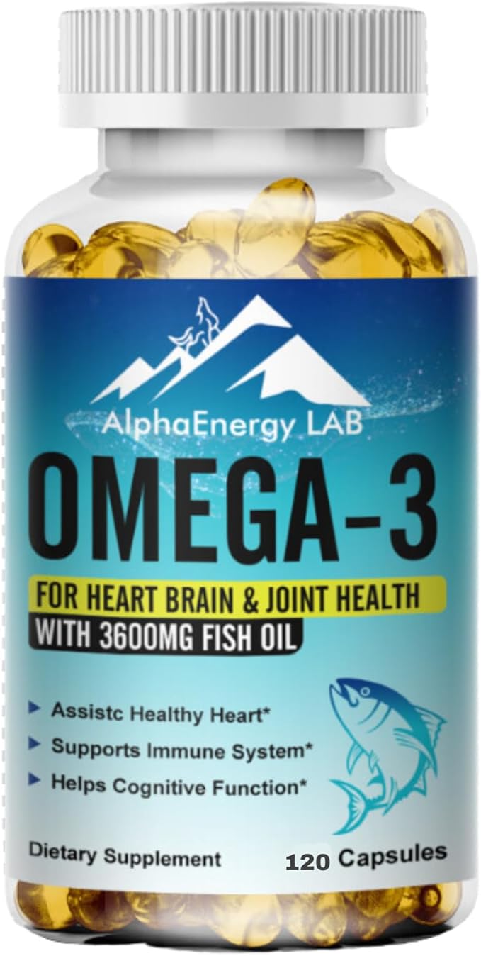 Omega-3 with Triple Strength 3600MG Fish