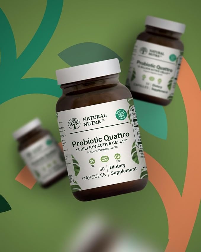 Natural Nutra Probiotic Quattro Supplement 50 Capsules