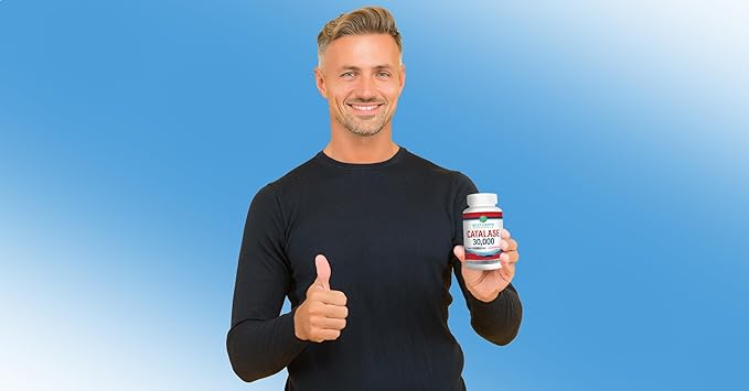 Best Earth Naturals Catalase 30,000 Supplement - Hair Supplements for Strong Hair - 60 Capsules