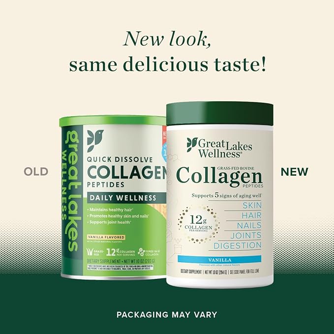 Great Lakes Wellness Collagen Peptides Powder 10 oz