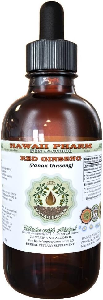 Red Ginseng Alcohol-Free Liquid Extract, Organic 2 fl.oz
