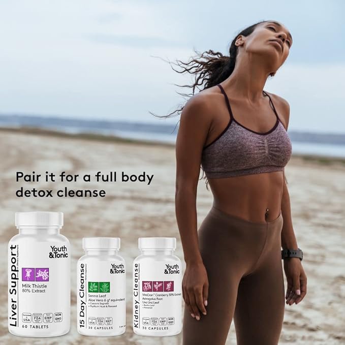 Youth & Tonic Liver Detox Cleanse 60 Herbal