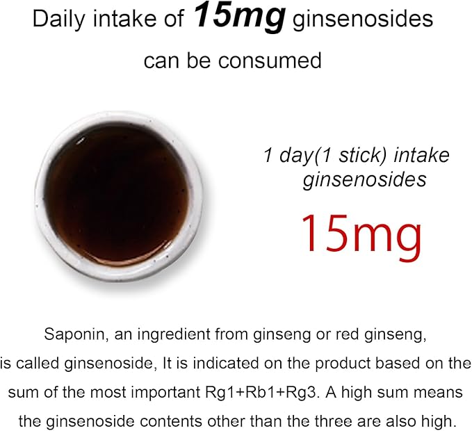 POCHEON KOREAN RED GINSENG Extract Stick, 30% Ginseng 30 Sticks (10ml x 30), Natural