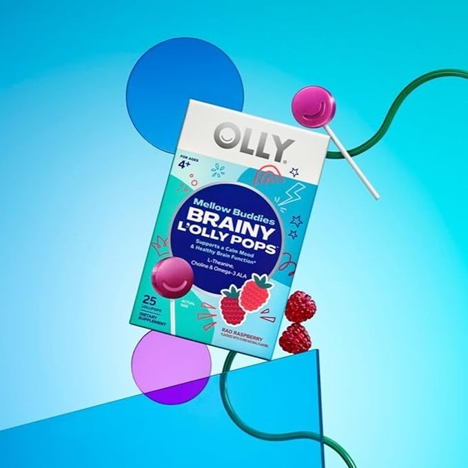 OLLY Mellow Buddies L’OLLY Pops, Omega-3 25 Count