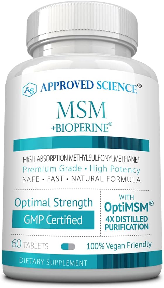 Approved Science MSM 2000 mg 60 Tablets