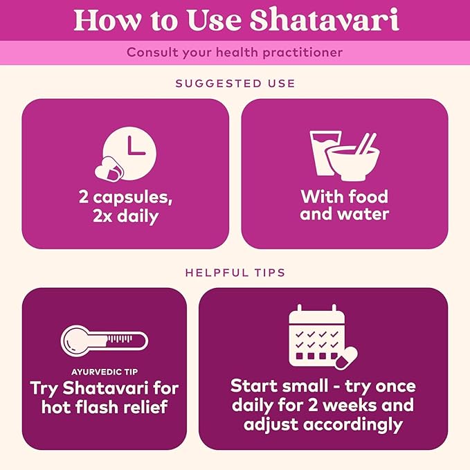 ORGANIC INDIA Shatavari Capsules - Herbal Supplement, Supports Hormonal Balance, Immune System Support, Vegan, Gluten-Free, USDA Organic, Supports Reproductive Health - 180 Capsules