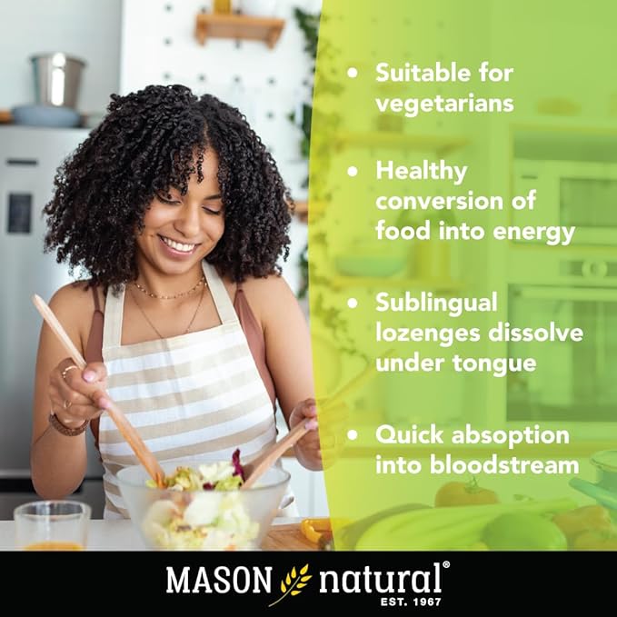 MASON NATURAL Vitamin B12 1000 mcg 100 Tablets 3)