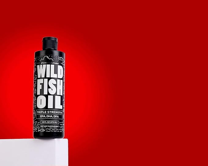 Wild Foods Liquid Omega 3 Fish 16 oz (4 pk)