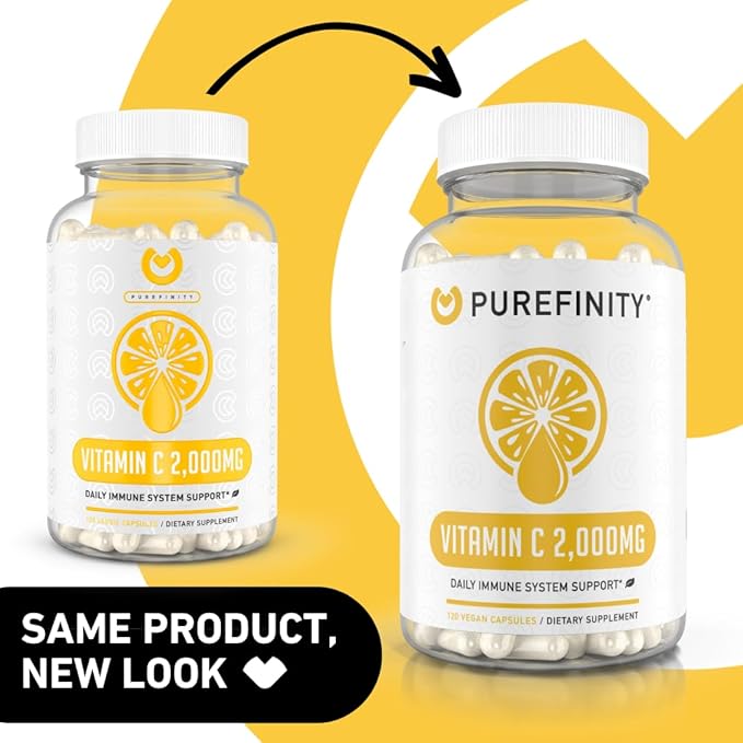 Vitamin C 2000mg Capsules – Double 120 Capsules (1 Month