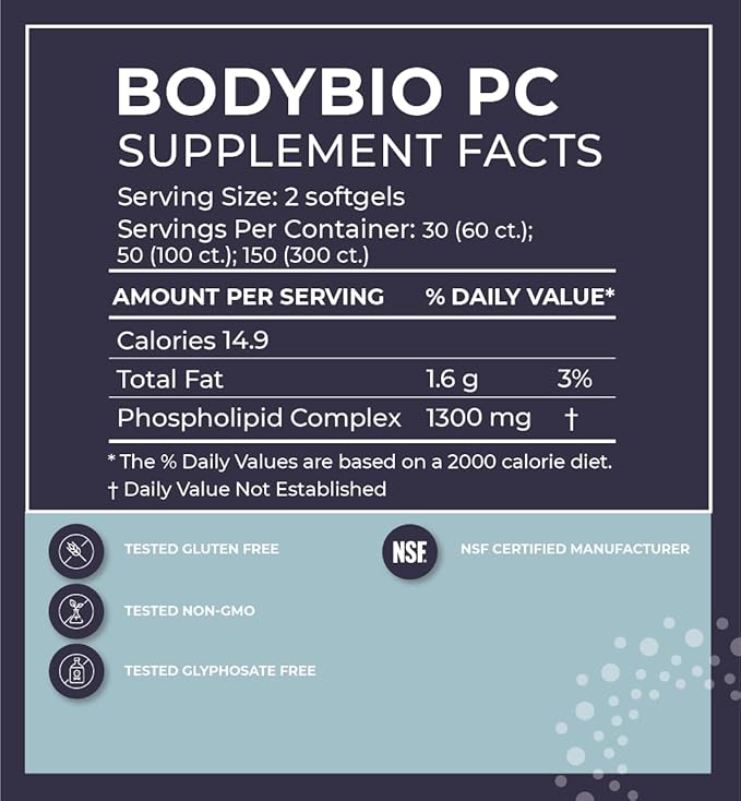 BodyBio PC 300 Softgels