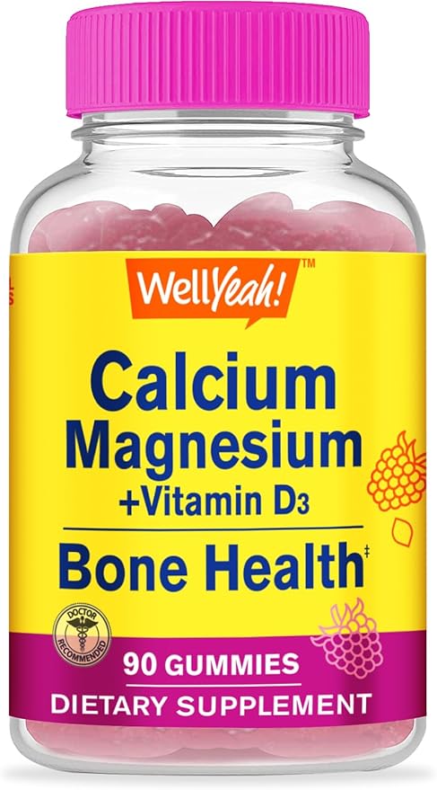 Calcium Magnesium with Vitamin D3 Gummies 90 Count