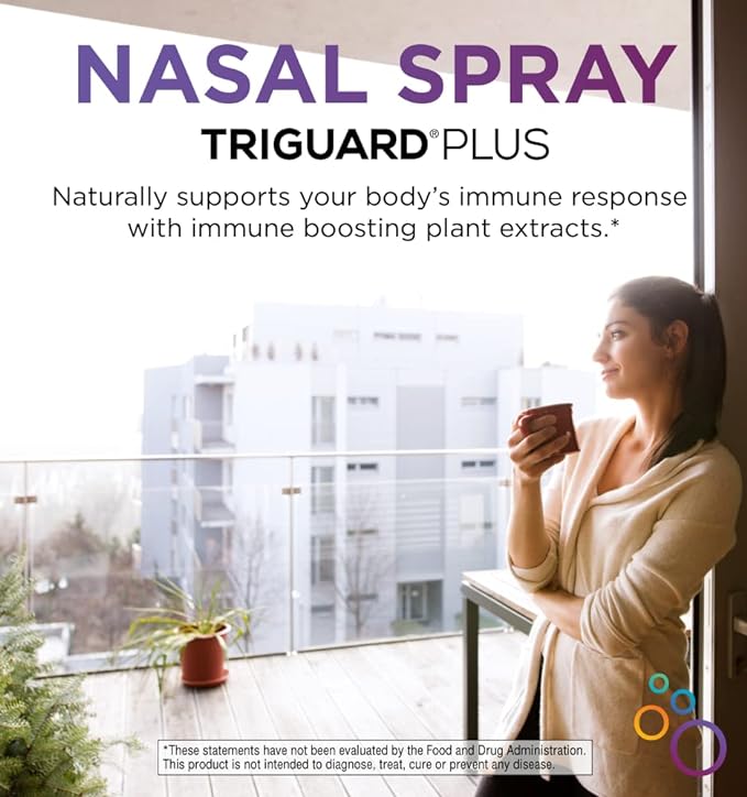 TriGuard Plus Colloidal Silver Nasal Spray 2 oz 60ml, Made