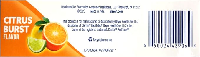Alavert 24 Hour Orally Disintegrating Tablets 60 Tablets