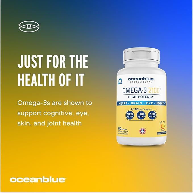 Oceanblue Professional Omega-3 2100 – 120 2 Pack (120 Servings)