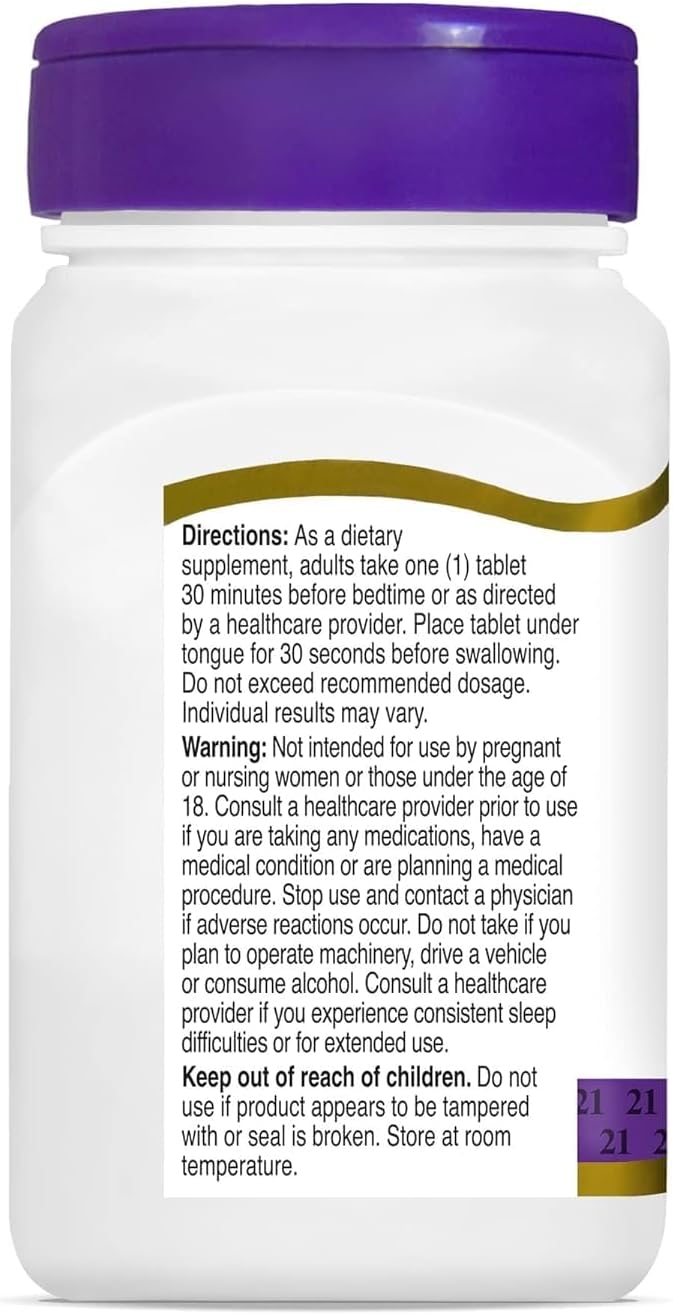 21st Century, Melatonin Quick Dissolve Tablets 10 mg, 120 Count 2)