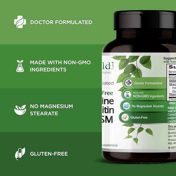 EMERALD LABS Glucosamine Chondroitin with MSM 120 Capsules