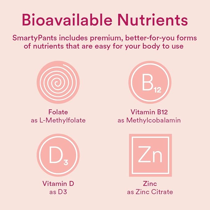SmartyPants Teen Girl Multivitamin Gummies: Omega 3 Fish D3, B12, B12, Vitamin 120 Count (30 Day