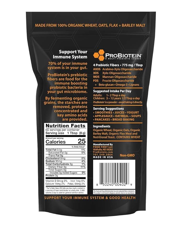 ProBiotein, Multi-Prebiotic Fiber, Resealable Pack, 16 oz