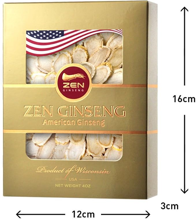 2 Boxes of American Wisconsin Ginseng Slices 8 Oz.