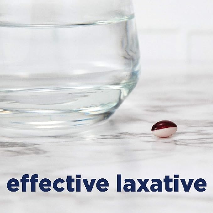 Amazon Basic Care Stool Softener Laxative, 100 mg, 100 Count