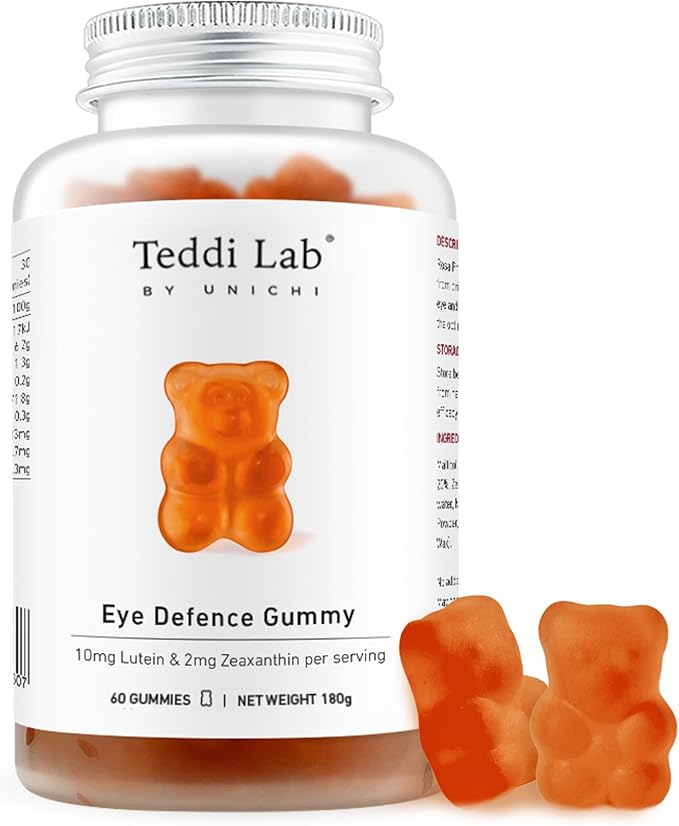 Unichi Eye Health Gummy, Lutein and 60 Count