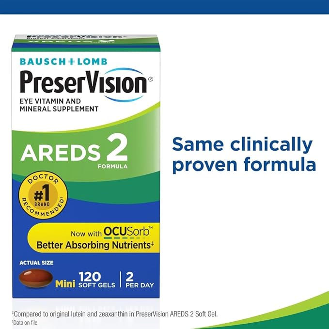 PreserVision AREDS 2 Eye Vitamin & 120 Softgels