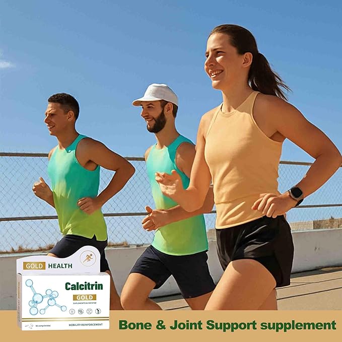 Calcitrin Gold Dietary Supplement, Mobility Reinforcement, 120 Tablets (2 Pack)