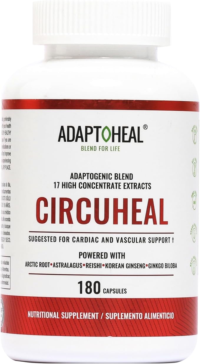 Blood Pressure Support Supplement with Astragalus, (180 capsules)